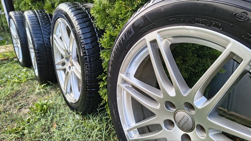 Jante originale Audi R20 + anvelope 255/45 R20 Michelin & Pirelli