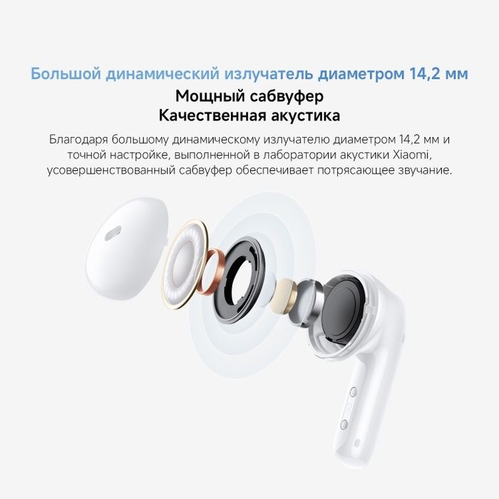 Наушники REDMI Buds 6 Active белый