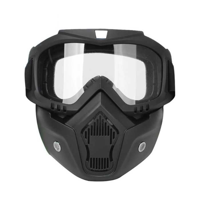 Маска мото с прозрачен визьор, PA1024
