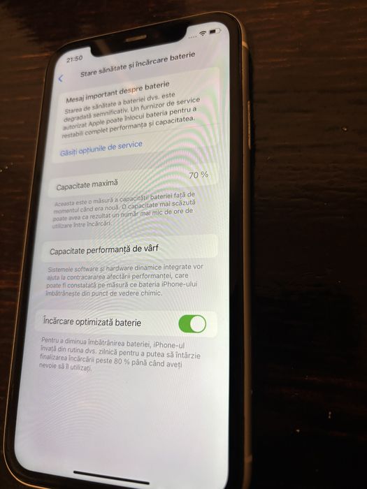 Iphone 11 alb 128 GB