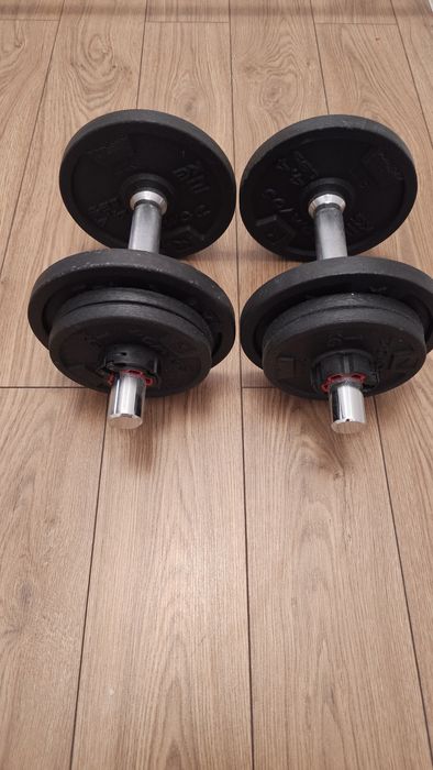 2 Gantere Reglabile Domyos- 10 kg fiecare