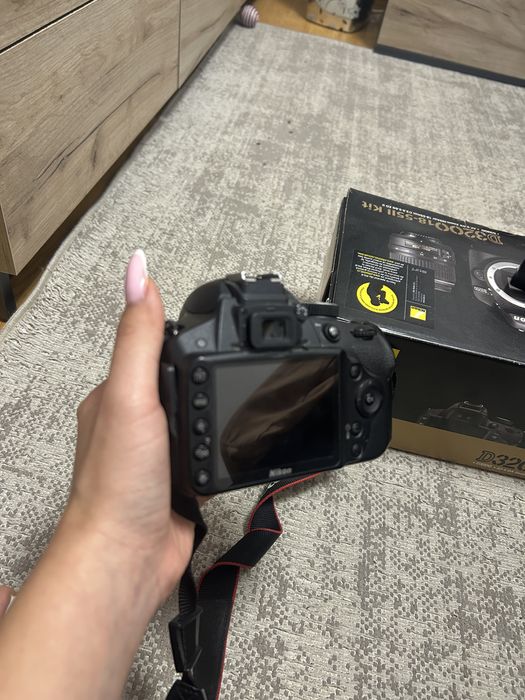 Aparat foto DSLR Nikon D3200, 24.2MP, Black+ Obiectiv 18-55mm ED II