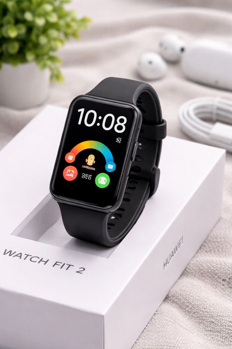 Huawei Watch Fit 2 — почти новые, AMOLED, звонки, ТОП за свои деньги