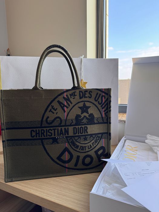 Dior book tote лимитирана колекция 100% оригинал