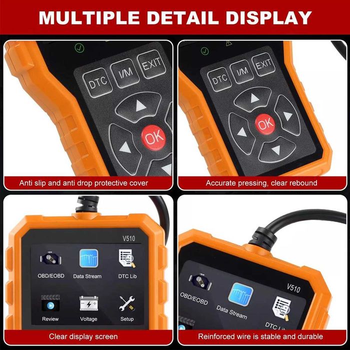 Диагностика за кола Скенер за кодове Четец на грешки OBD 2 ОБД 2