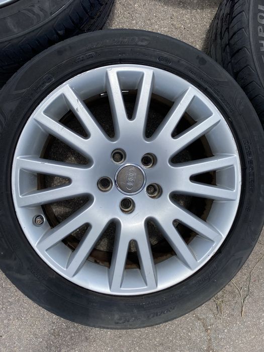 Оригинални джанти 17” с летни гуми за Audi A6/C6/5x112