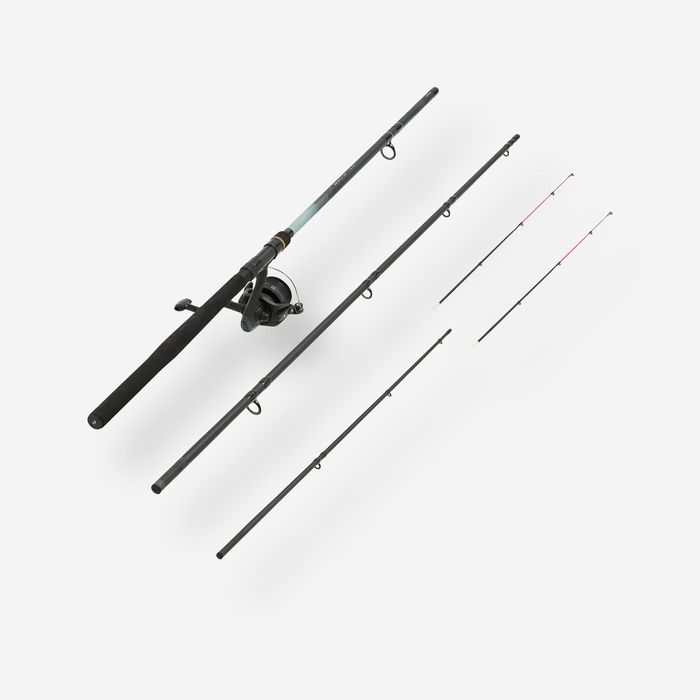 Set lansetă + mulinetă Pescuit la Feeder - produs resigilat Decathlon