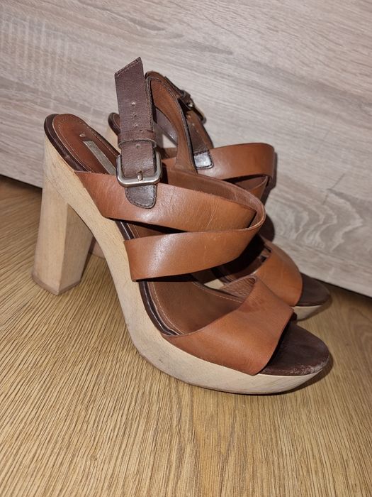 Sandale cu toc Massimo Dutti 39