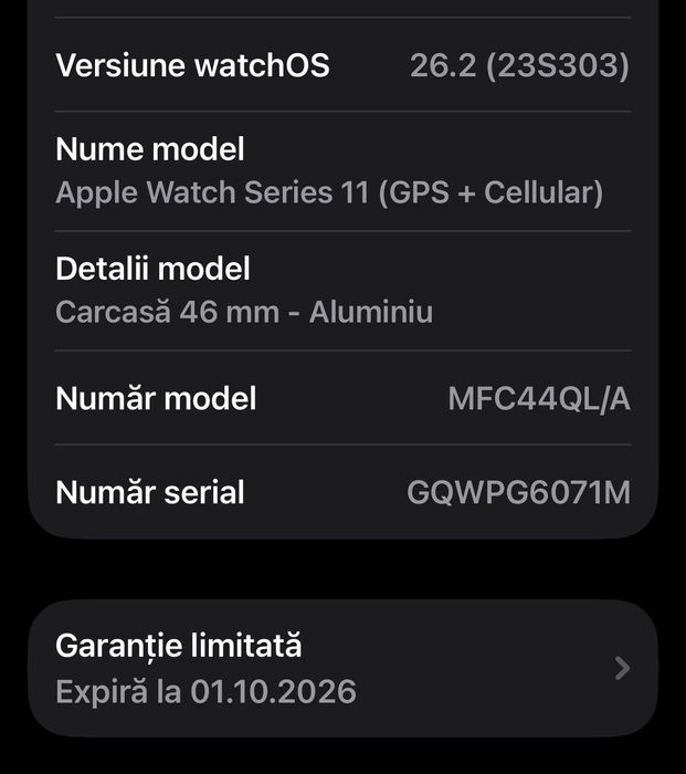 Apple Watch Series 11 (Gps+Cellular)