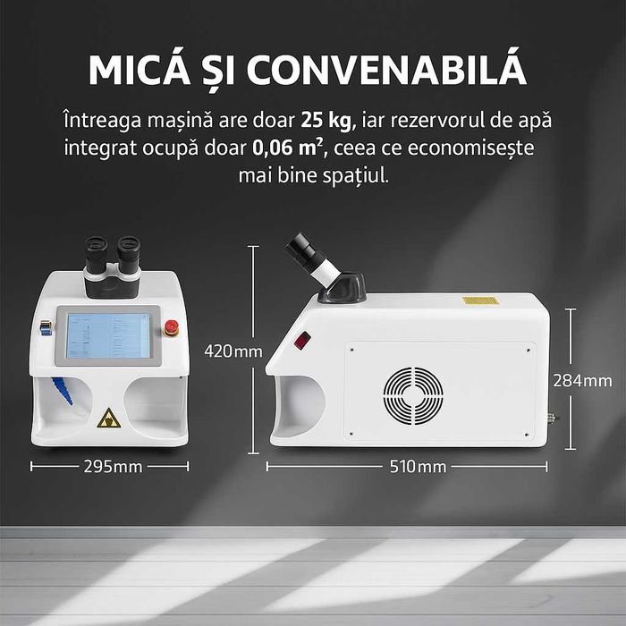 Mașină de reparat/sudat bijuterii cu laser/ Aur, argint, platina etc.