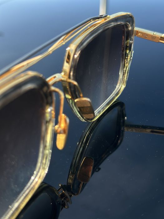 Ochelari soare originali Dita mach titanium gold