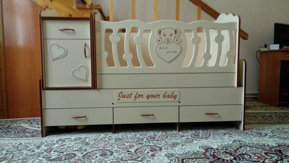 Детский кровать 3в1