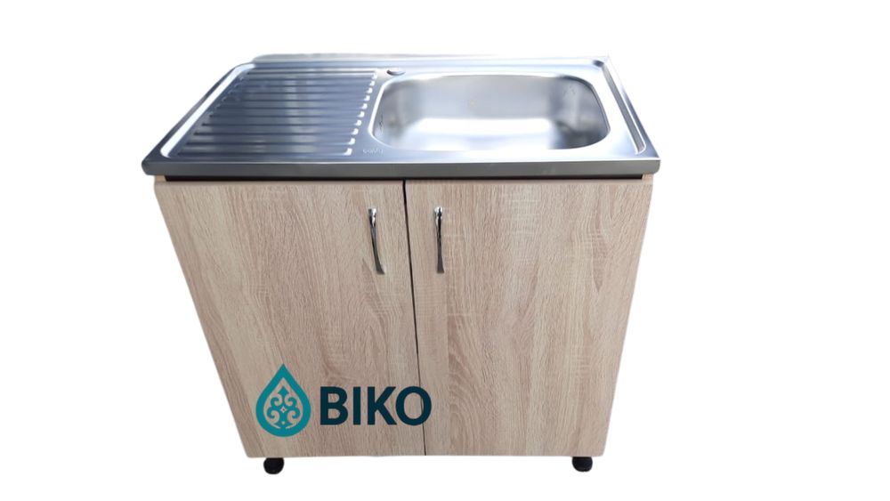 Кухонная мойка с тумбой