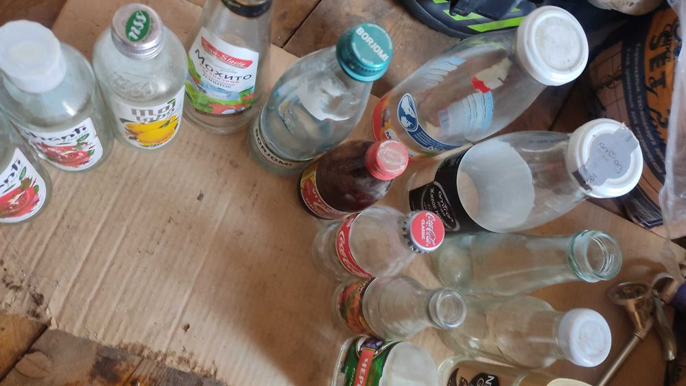 Бутылочки стеклянные