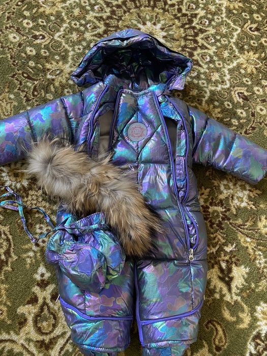 Продам детский зимний комбинезон-конверт