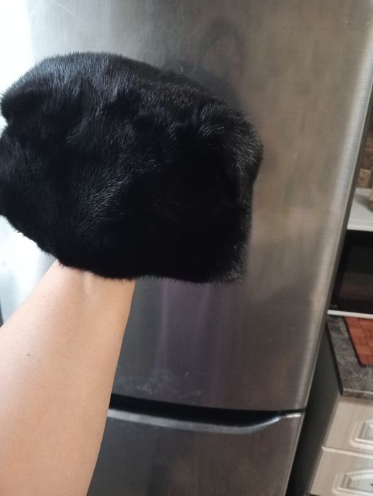 Норковая шуба и норковая шапка