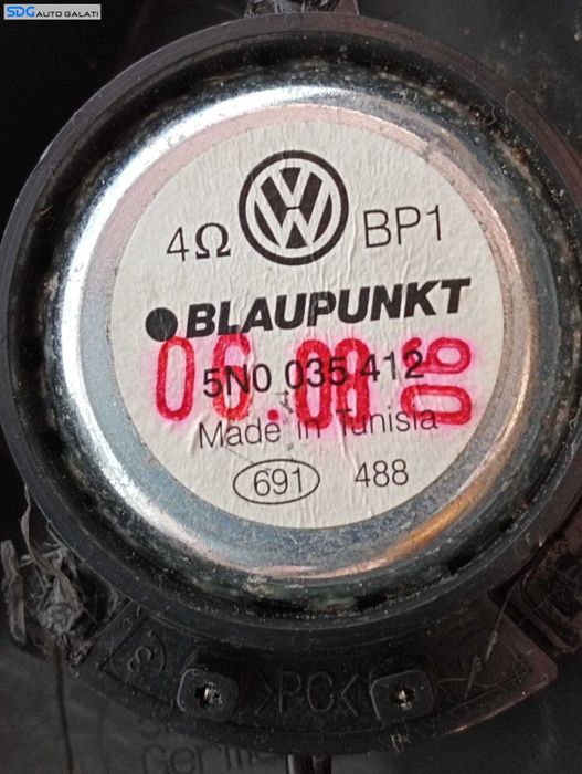 Tweeter Difuzor Usa Portiera Stanga Fata Volkswagen Tiguan 5N 2007 - 2015 Cod 5N0035412 5N0837993 [M4859]