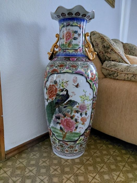 Вазы напольные стекло, керамика