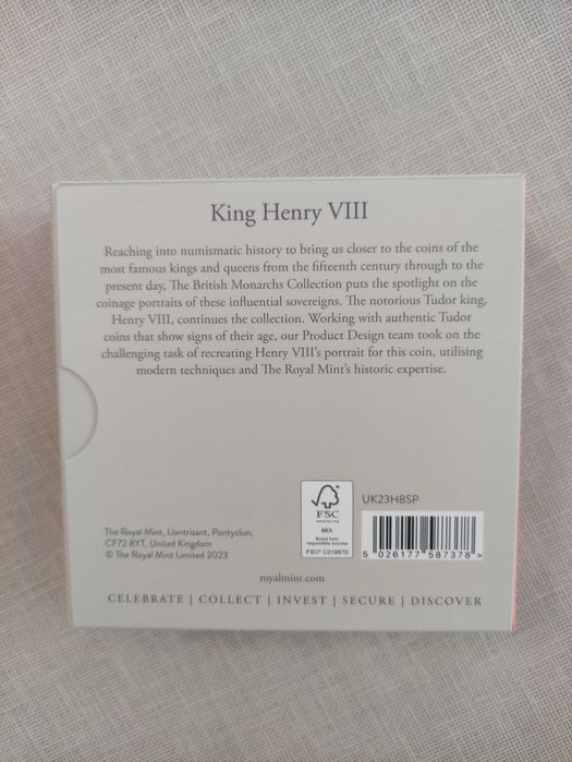 Британски монарси Великобритания 1 унция Сребърна монета Proof