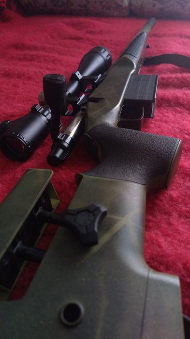 Pușcă airsoft cu lunetă SSG Novritsch