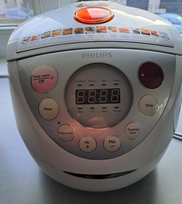 Мултикукър PHILIPS HD3139, 980W, 4л, 7 програми