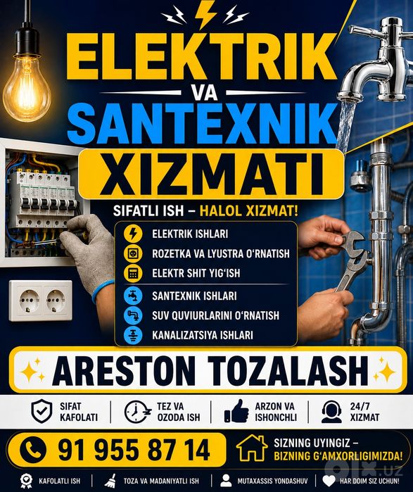 Elektrik va Santexnik xizmati