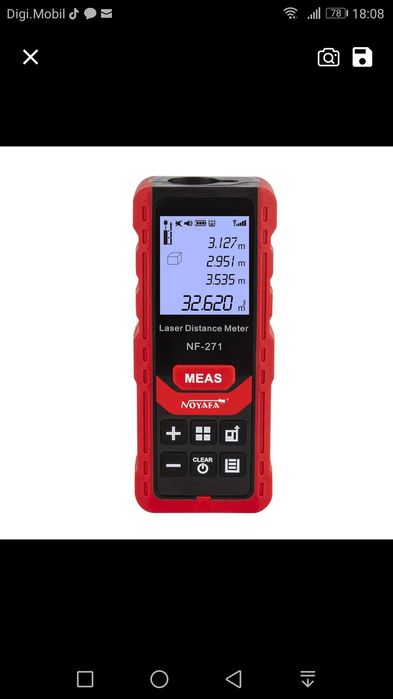 Metru digital cu laser 50m