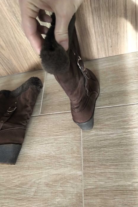 Дамски ботуши кафеви