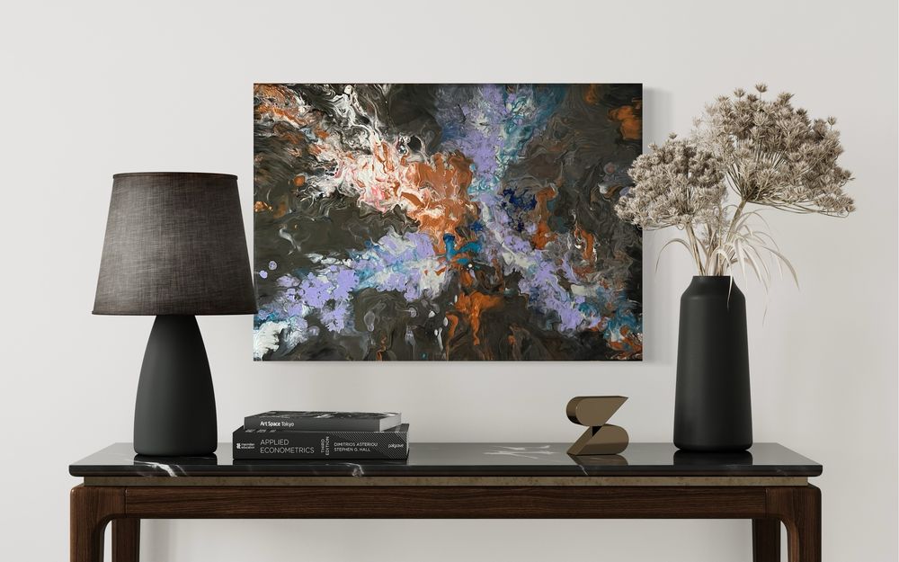 Абстрактна картина, 70х50, акрил