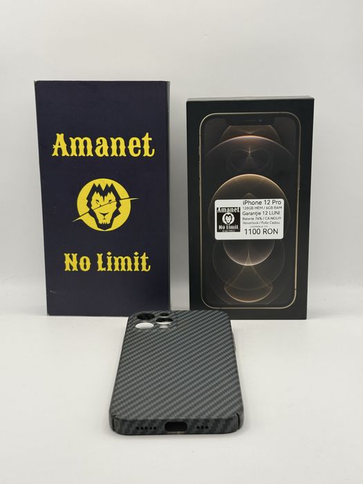iPhone 12 Pro Gold 128GB Baterie 76% / CA NOU!!! Garantie 12 Luni.