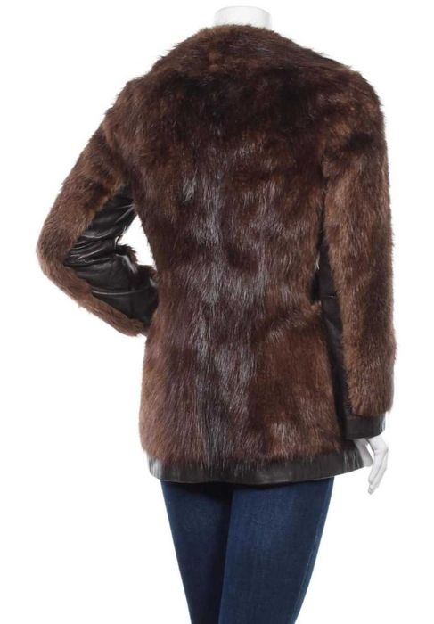 Дамско палто от естествен косъм