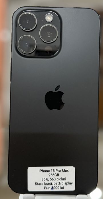 iPhone 15 pro max Pret 2000 lei