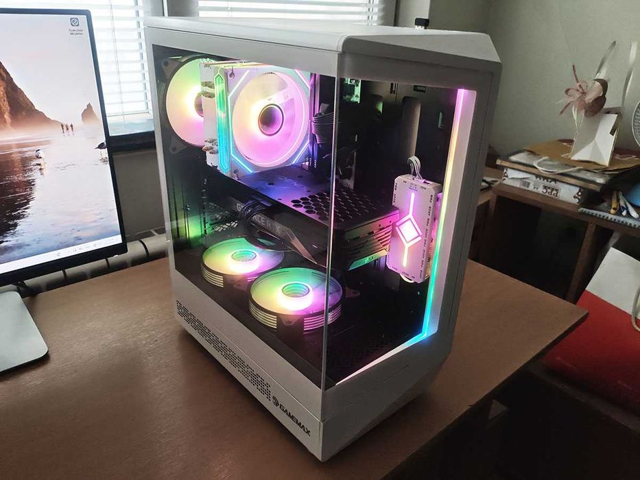 Геймърски компютър, Ryzen 5700x, Rtx 3070, 32gb Ram, 1tb nvme, 850W