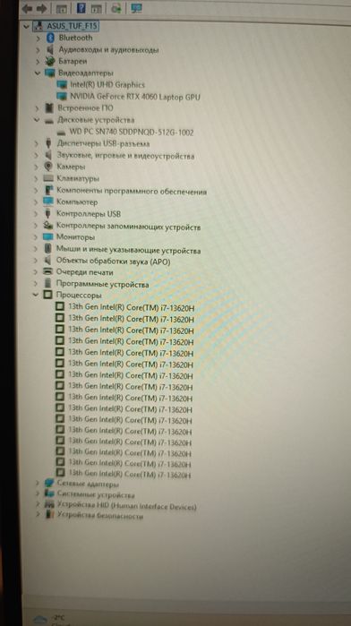 ASUS TUF F15. Rtx 4060.