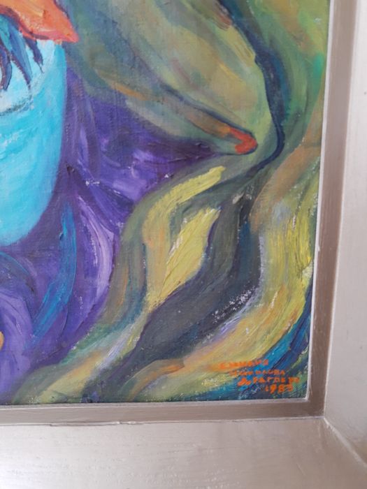 Картини 2бр. на Емилия Николова-Драгоева 1983г. и  Данелина Косева