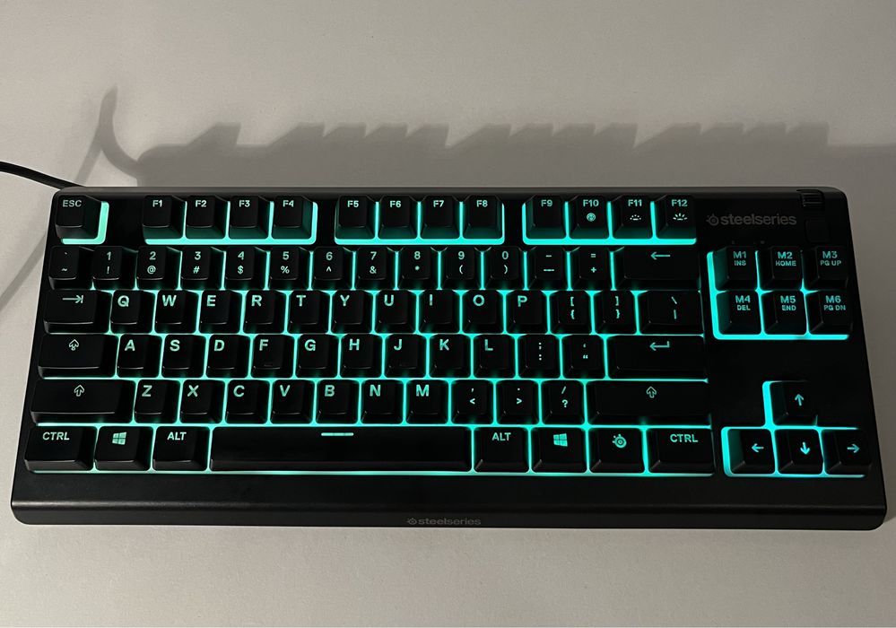 Гейминг клавиатура SteelSeries - Apex 3 TKL, RGB, US, черна