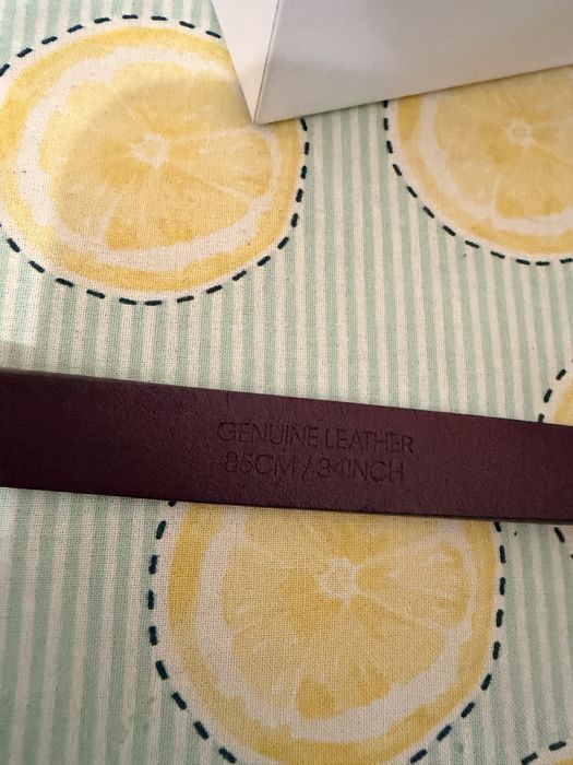 Curea Calvin Klein 85 cm piele naturala grena