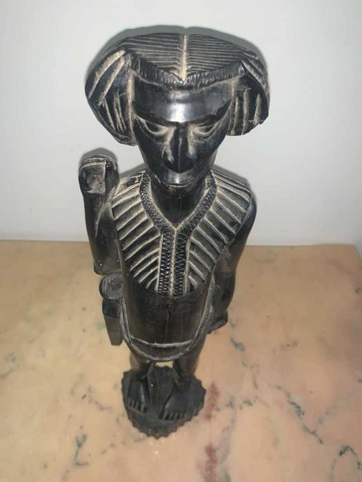 Statuie africana din lemn abanos