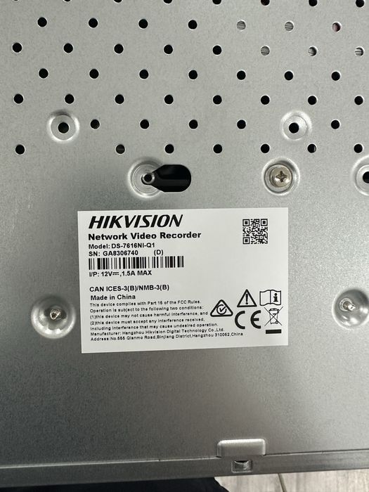 NVR Hikvison DS-7616NI-Q1