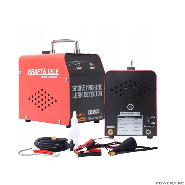 Aparat de fum pentru verificarea scurgerilor in sistemele de 12V