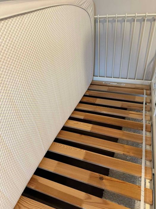 Комплект легло IKEA MINNEN, подматрачна рамка + матрак Happy Dreams 80x200 + протектор