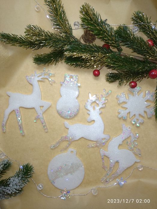 Елочные игрушки ручной работы