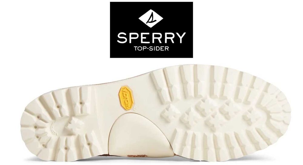 Ботинки из натуральной замши Sperry 3-eye Vibram Boat Shoes (США) 42