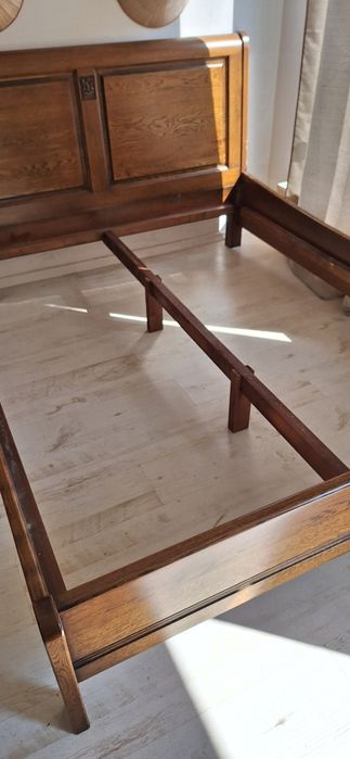 Масивна дъбова спалня със матрак