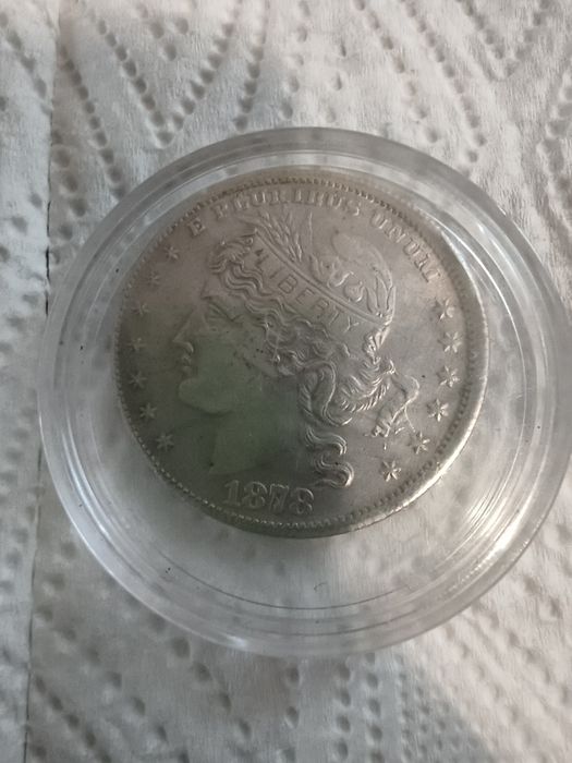 Реплика на рядка американска монета - 1878 Goloid Metric Dol