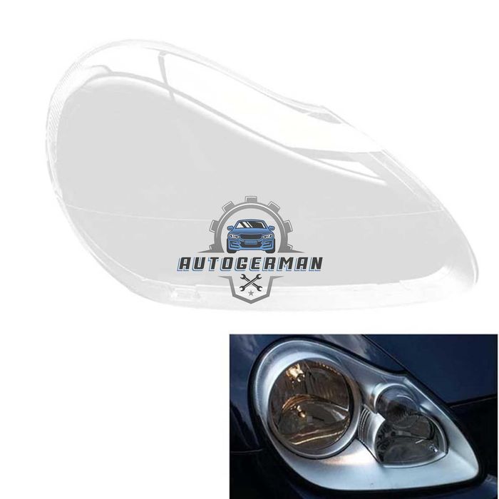 Капаци фарове Porsche Cayenne 2005-2007 стъкло фар ксенон Xenon ляв десен капак фар Порше Кайен прозрачен ремонт резервни части автомобилни аксесоари