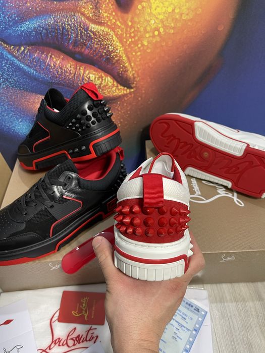 Adidasi Christian Louboutin piele naturala 100% Full Box colectie noua