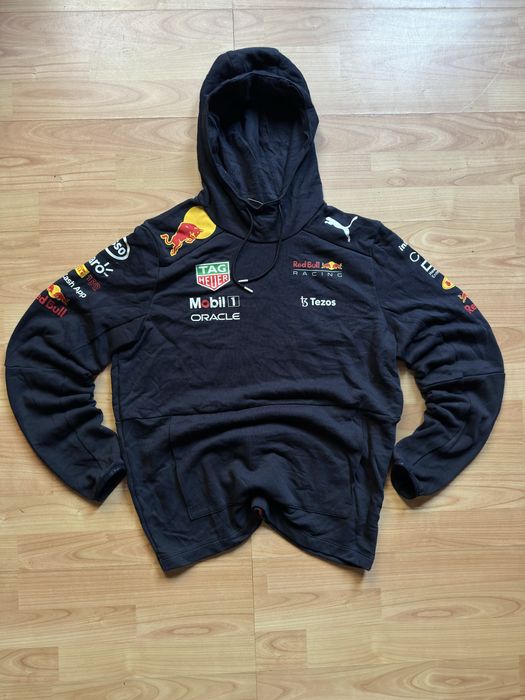 Hanorac hoodie sweater pullover Puma Oracle Red Bull Racing F1 2022 season navy cotton size M