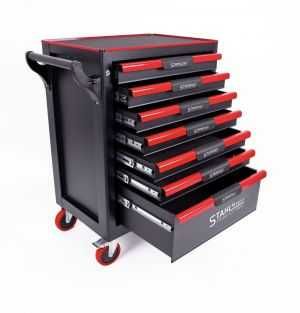 Количка за инструменти 7ч STAHLMAYER Red Line