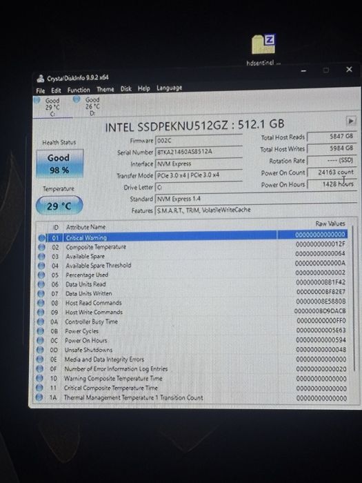 Ssd M2 512gb ca nou